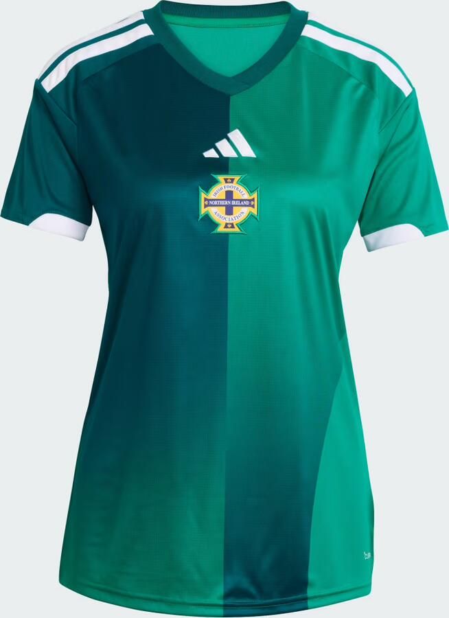 Adidas Northern Ireland 2026 Home Shirt Dames Groen- Dames Groen - Foto 4