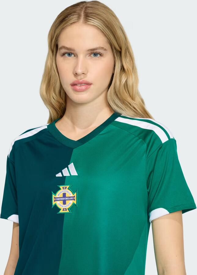 Adidas Northern Ireland 2026 Home Shirt Dames Groen- Dames Groen - Foto 5