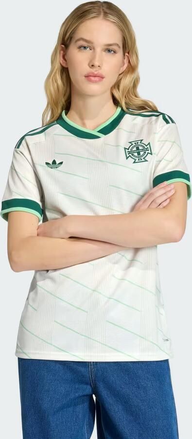 Adidas Originals Northern Ireland 2026 Away Shirt Dames Wit- Dames Wit - Foto 2