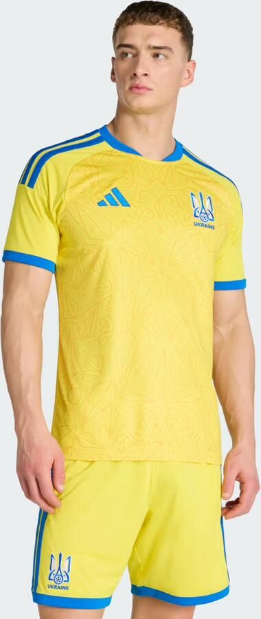 Adidas Ukraine 2026 Home Shirt Geel- Heren Geel - Foto 2