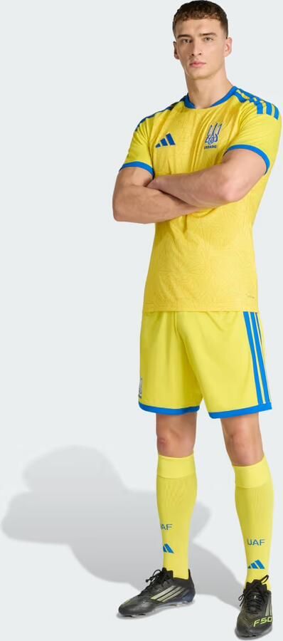 Adidas Ukraine 2026 Home Shirt Geel- Heren Geel - Foto 6