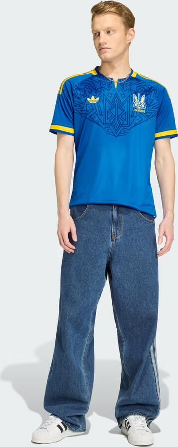 Adidas Originals Ukraine 2026 Away Shirt Blauw- Heren Blauw - Foto 6