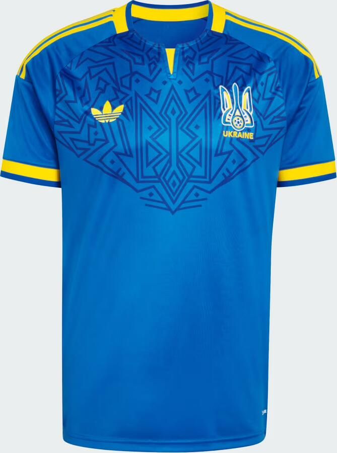 Adidas Originals Ukraine 2026 Away Shirt Blauw- Heren Blauw - Foto 4