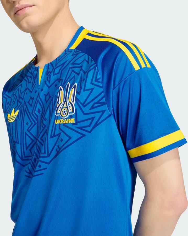 Adidas Originals Ukraine 2026 Away Shirt Blauw- Heren Blauw - Foto 3