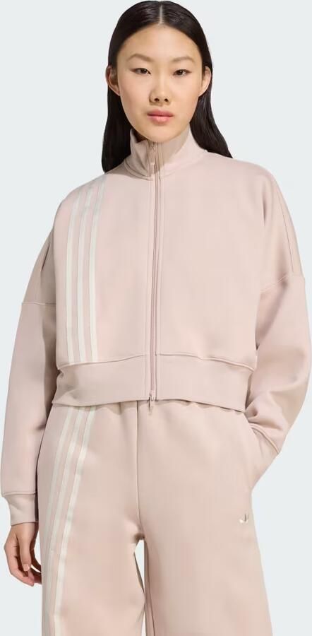 Adidas Off Placed 3-Stripes Trainingsjack met Lange Ritssluiting