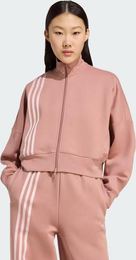 Adidas Off Placed 3-Stripes Trainingsjack met Lange Ritssluiting