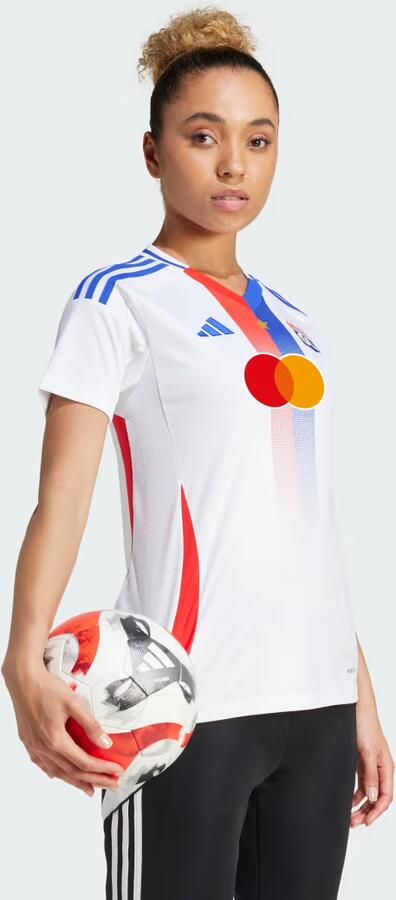 Adidas Olympique Lyon 2024 25 Home Shirt Dames White- Dames White - Foto 4