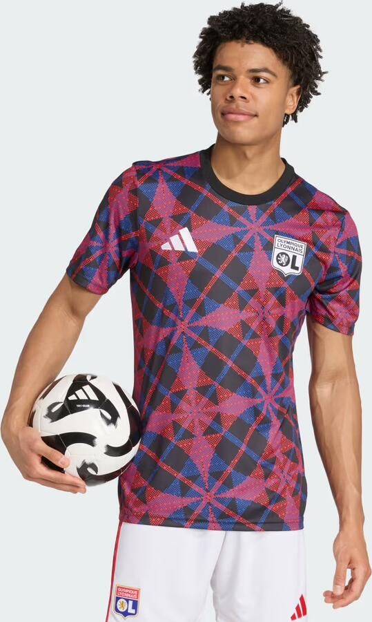 Adidas Olympique Lyonnais 25 26 Pre-Match Voetbalshirt