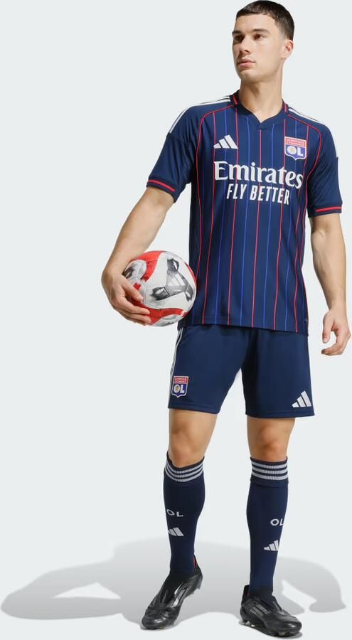 Adidas Olympique Lyon 2025 26 Away Shirt Blauw- Heren Blauw - Foto 3
