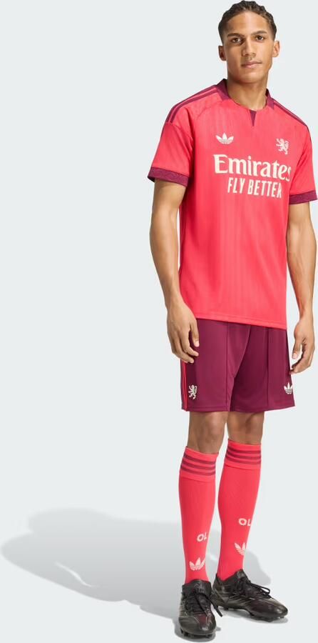 Adidas Originals Olympique Lyon 2026 27 Away Shirt Roze- Heren Roze - Foto 6
