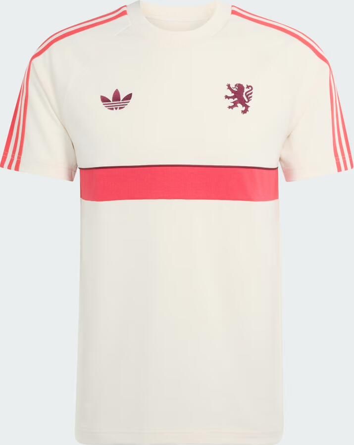 Adidas Originals Olympique Lyon OG T-Shirt Wit- Heren Wit