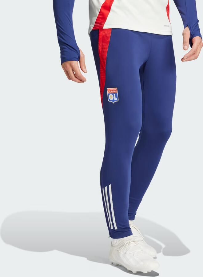Adidas Olympique Lyon Training Track Pants Midnight Indigo Bright Red White Tint- Heren Midnight Indigo Bright Red White Tint - Foto 6