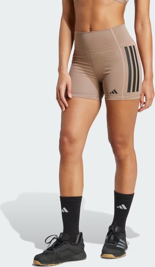 Adidas Optimé 3-Stripes 1 4 Korte Legging