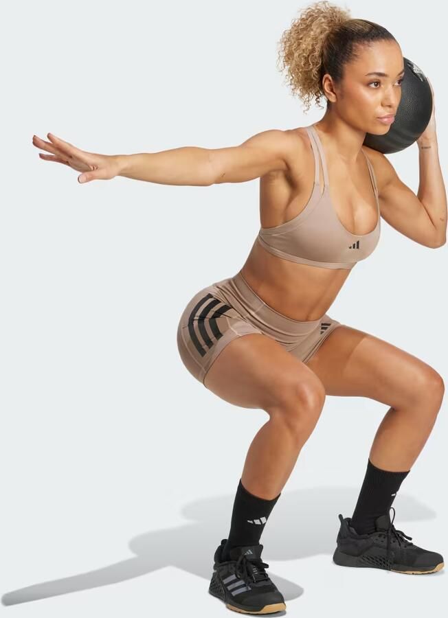 Adidas Optimé 3-Stripes 1 4 Korte Legging - Foto 5