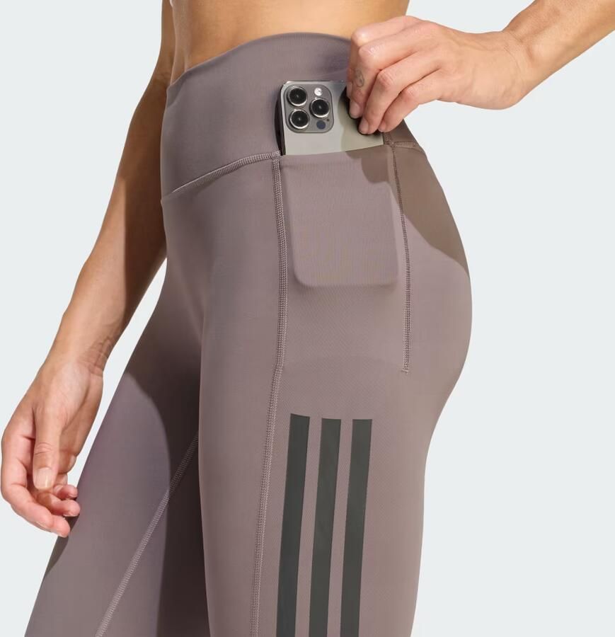 Adidas Legging Leggings Optime Workout 3 Stripes 7 8 haute taille - Foto 2