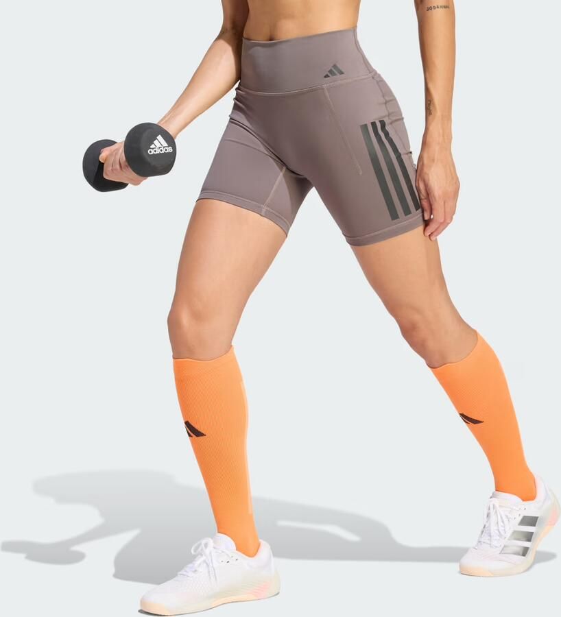 Adidas Optime 3-Stripes Korte Workoutlegging