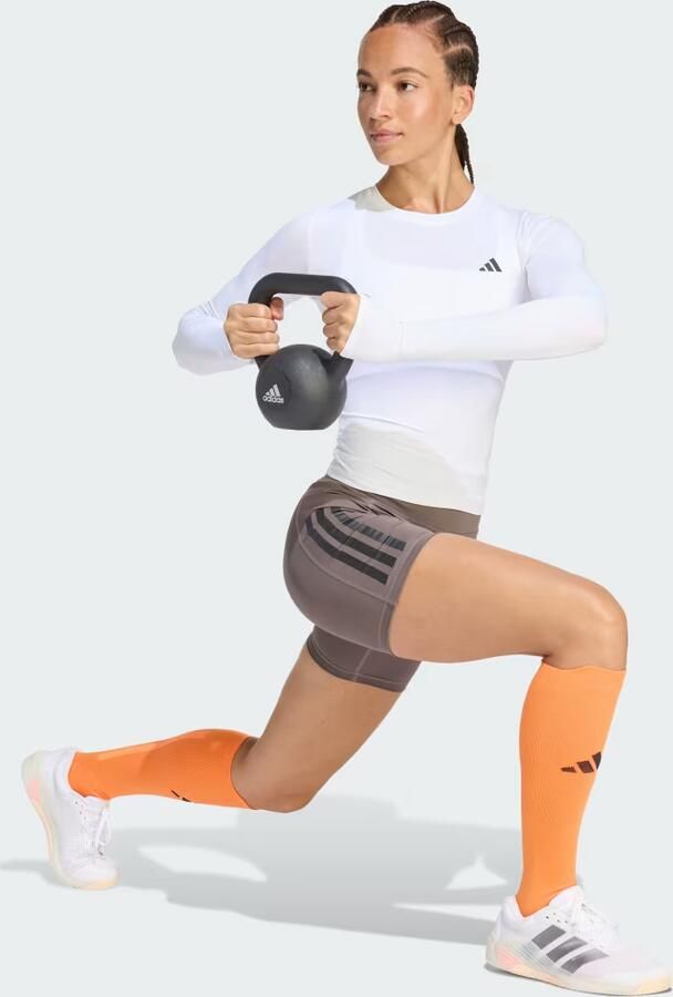 Adidas Optime 3-Stripes Korte Workoutlegging - Foto 5