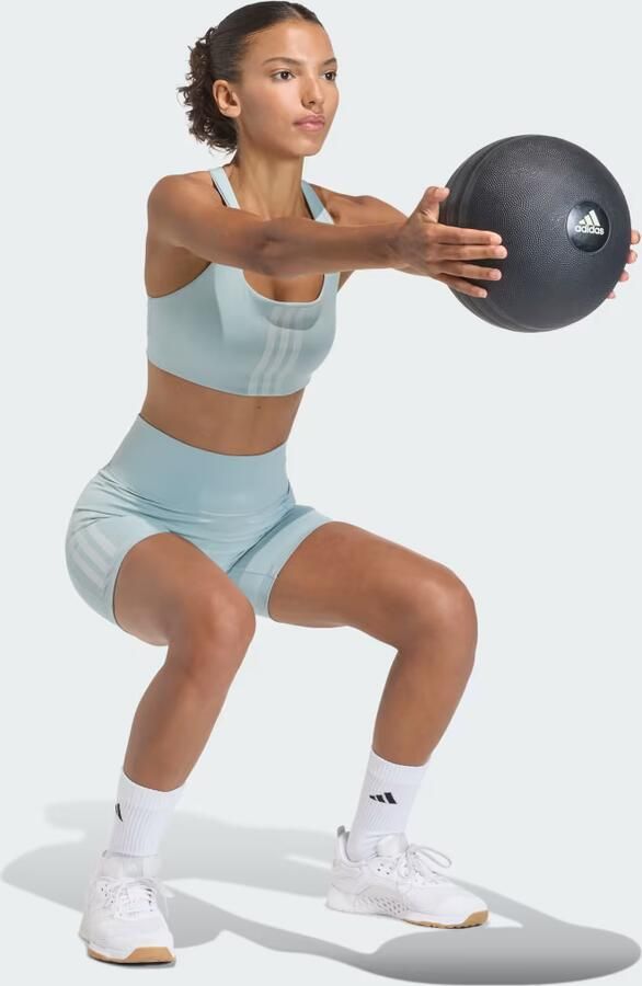 Adidas Optime 3-Stripes Korte Workoutlegging - Foto 5