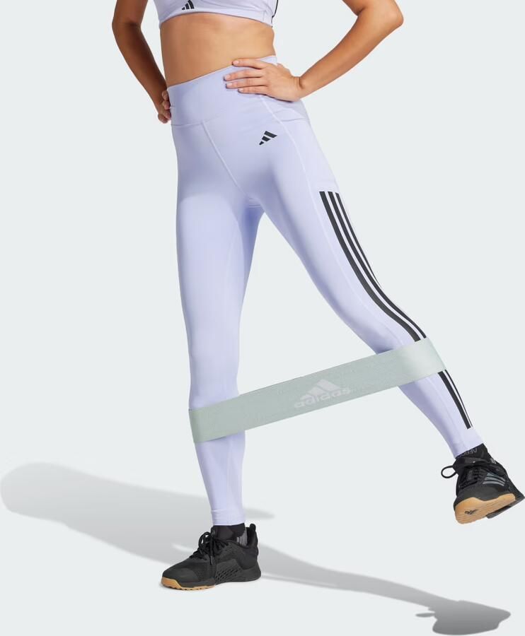 Adidas Optime 3-Stripes Lange Legging