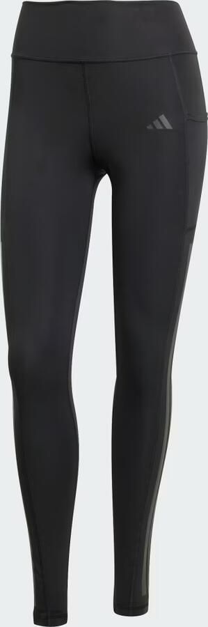 Adidas Optime 3-Stripes Lange Legging Zwart- Dames Zwart - Foto 5