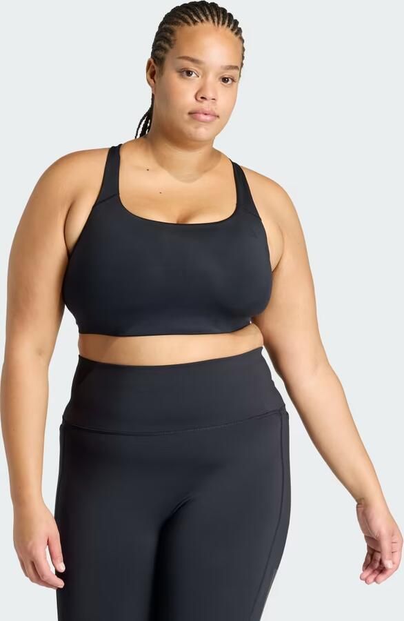 Adidas Optime 3-Stripes Medium Support Workoutbeha (Grote Maat)