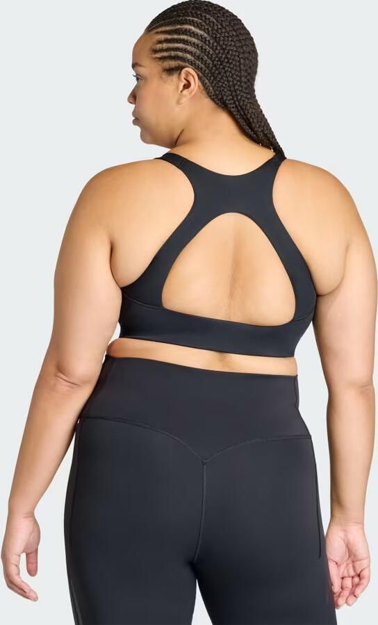 Adidas Optime 3-Stripes Medium Support Workoutbeha (Grote Maat) - Foto 6