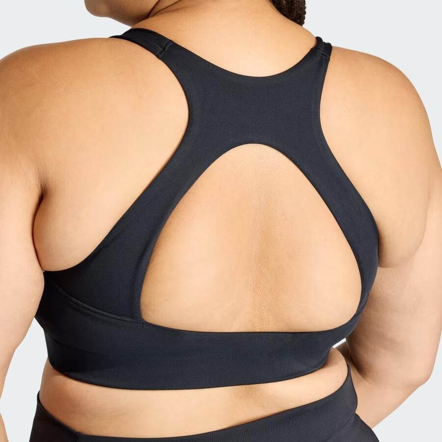 Adidas Optime 3-Stripes Medium Support Workoutbeha (Grote Maat) - Foto 2