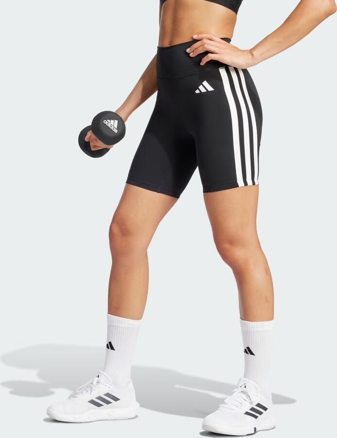 Adidas Optime Essentials 3-stripes Korte Legging Dames