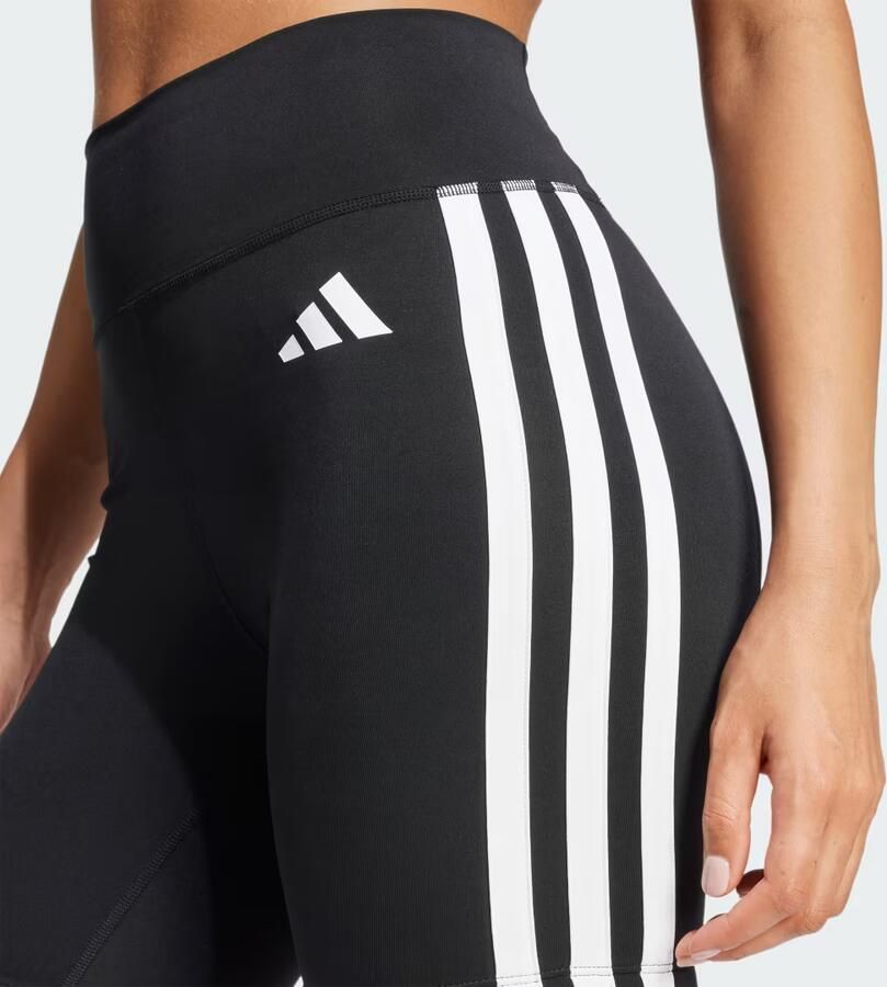 Adidas Legging Leggings Optime Essentials 3 Stripes taille haute - Foto 2
