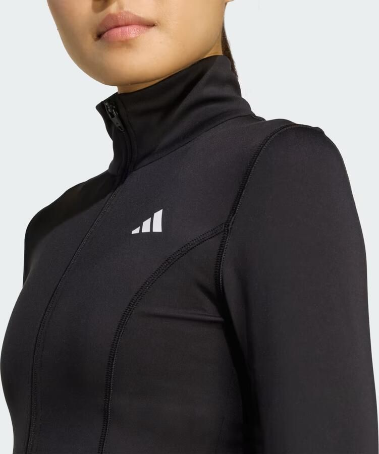 Adidas Optime Essentials Jack met Lange Ritssluiting - Foto 5