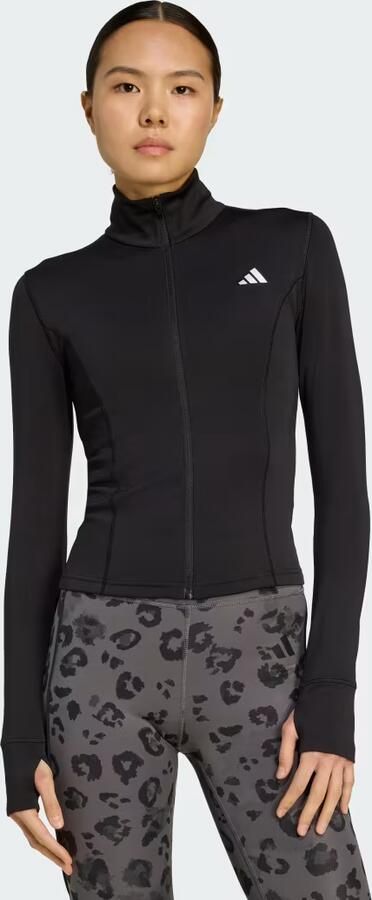 Adidas Optime Essentials Jack met Lange Ritssluiting - Foto 3