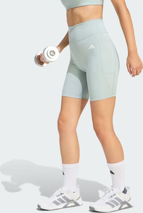 Adidas Optimé Essentials Korte Legging met Zakje 7-Inch
