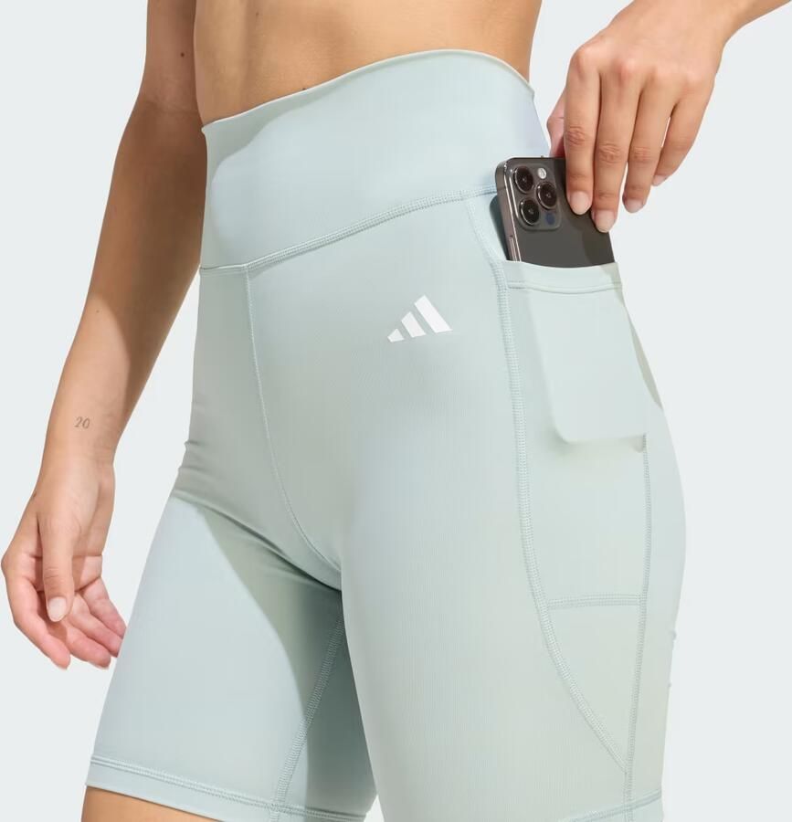 Adidas Optimé Essentials Korte Legging met Zakje 7-Inch - Foto 2