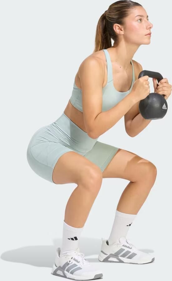 Adidas Optimé Essentials Korte Legging met Zakje 7-Inch - Foto 5