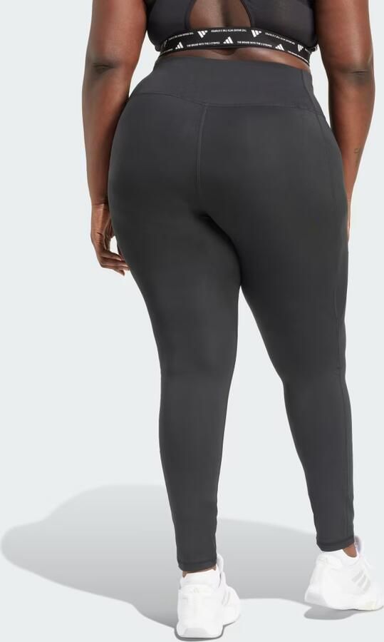 Adidas Optime Essentials Lange Legging met Opbergzakje (Grote Maat) - Foto 4