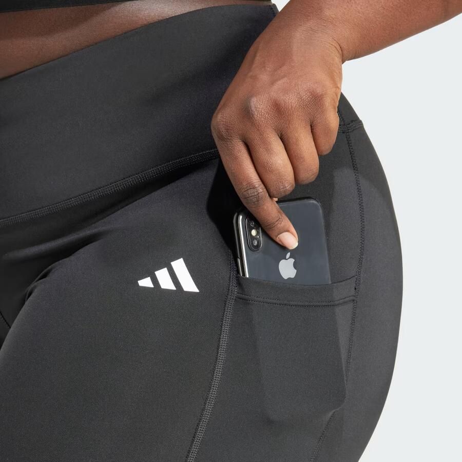 Adidas Optime Essentials Lange Legging met Opbergzakje (Grote Maat) - Foto 2