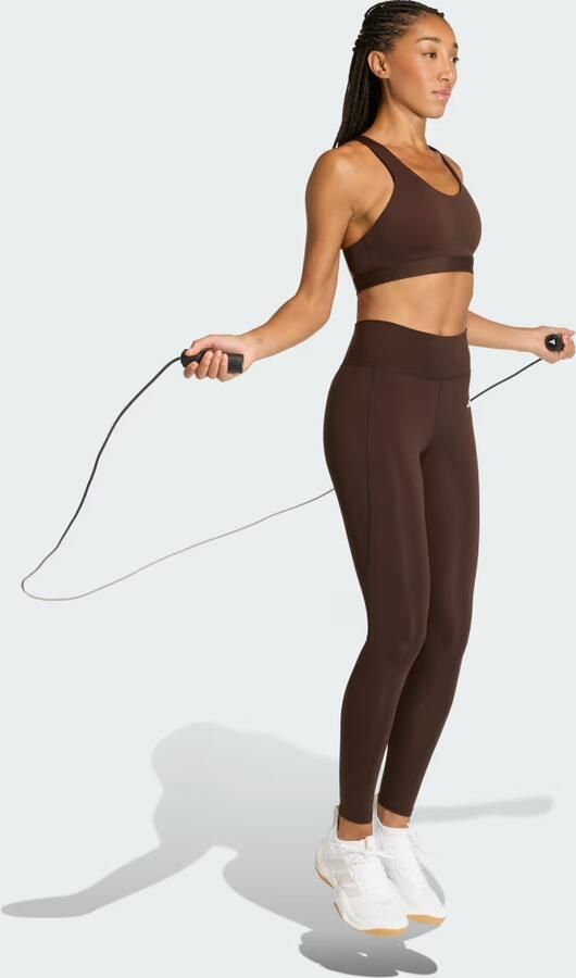 Adidas Optimé Essentials Lange Legging met Zakje - Foto 5