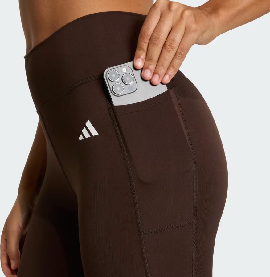 Adidas Optimé Essentials Lange Legging met Zakje - Foto 3