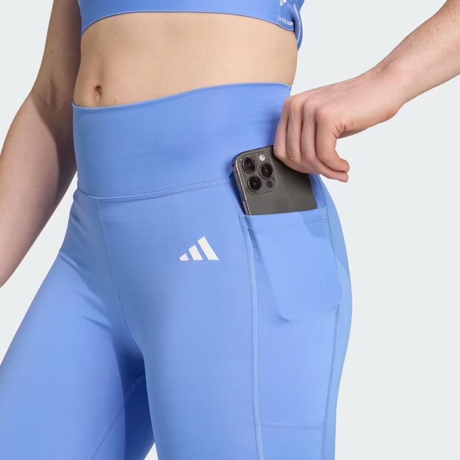 Adidas Optimé Essentials Lange Legging met Zakje - Foto 2