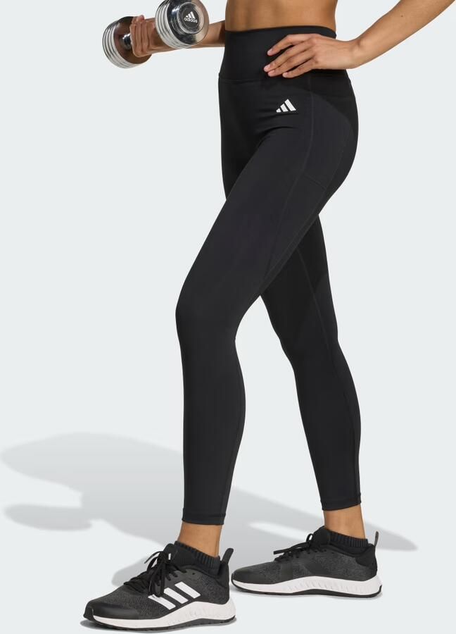 Adidas Optime Essentials No Front Rise Seam 7 8 Legging