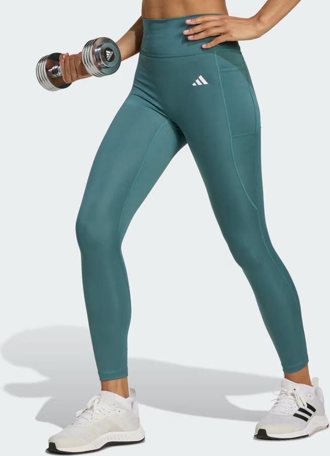 Adidas Optime Essentials No Front Rise Seam 7 8 Legging