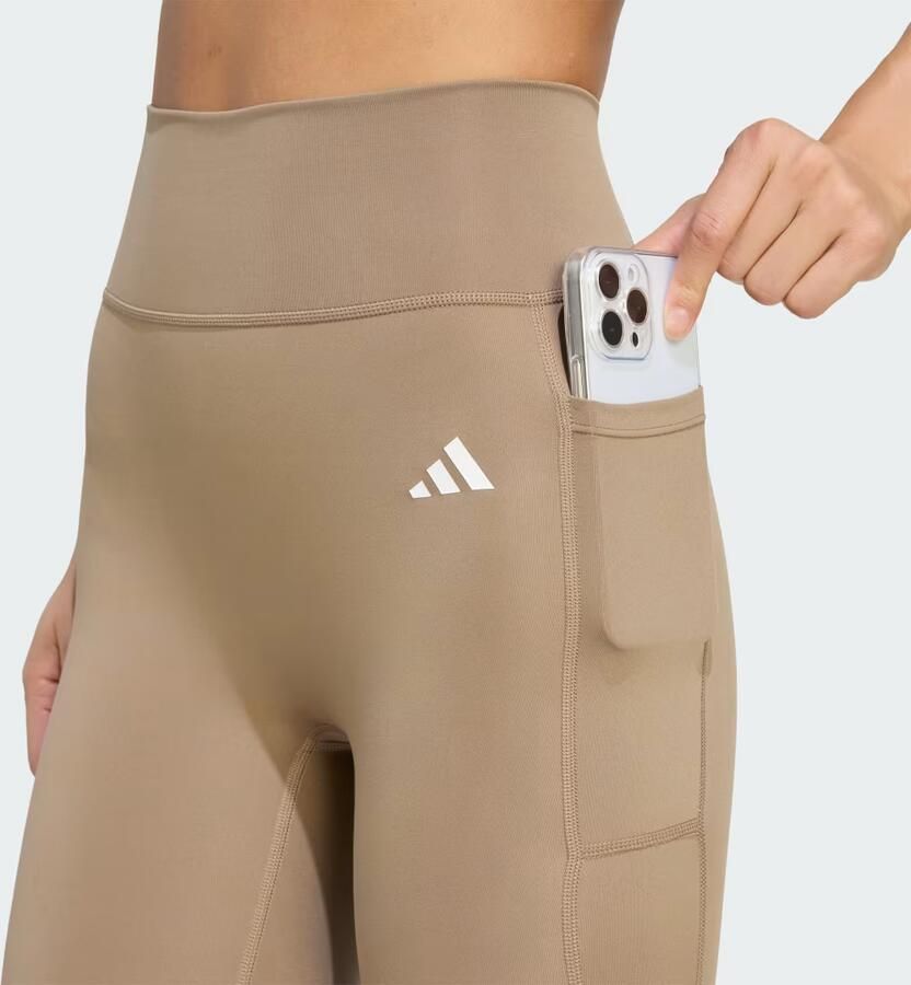 Adidas Optimé Essentials No Front Rise Seam 7 8 Legging - Foto 2