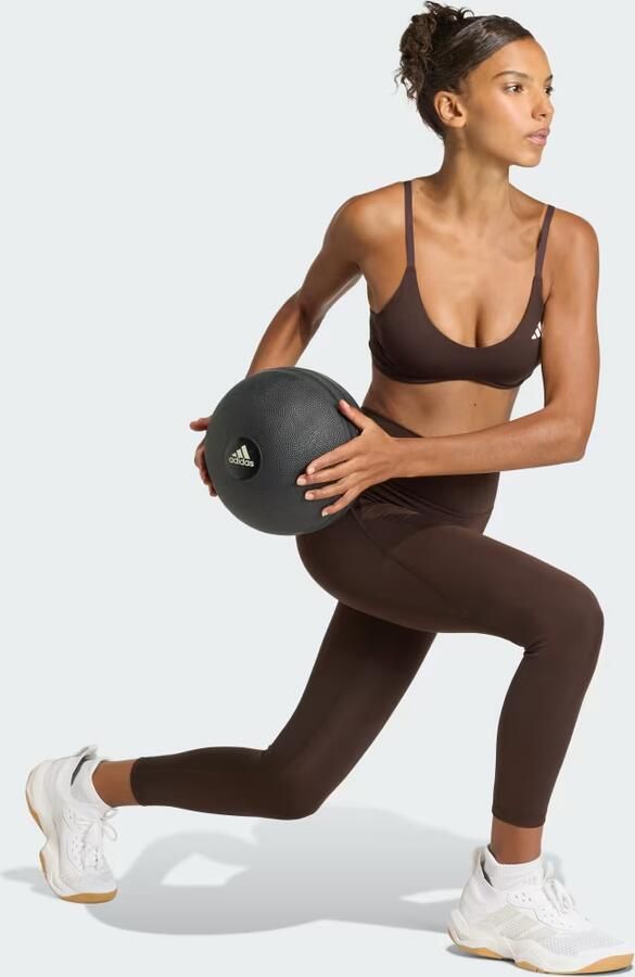 Adidas Optimé Essentials No Front Rise Seam 7 8 Legging - Foto 4