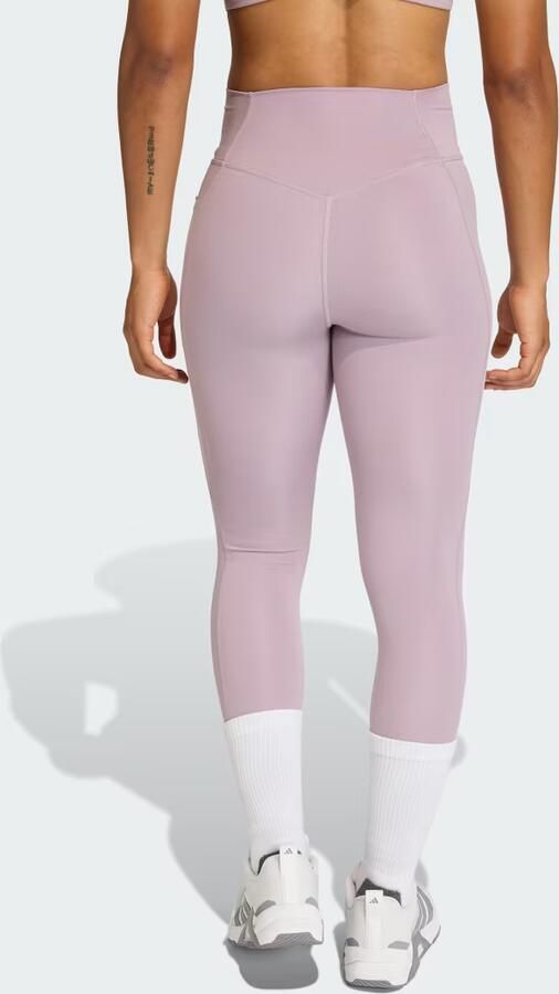 Adidas Optimé Essentials No Front Rise Seam 7 8 Legging - Foto 5