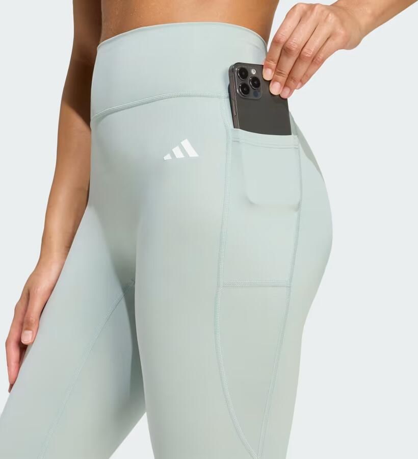 Adidas Optimé Essentials No Front Rise Seam 7 8 Legging - Foto 3