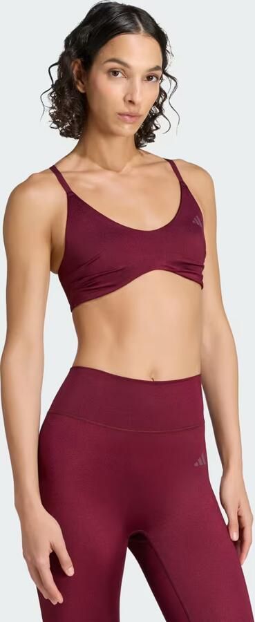 Adidas Optime Essentials Shine Light Support Workoutbeha