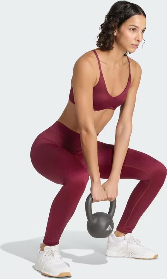 Adidas Optime Essentials Shine Light Support Workoutbeha - Foto 3