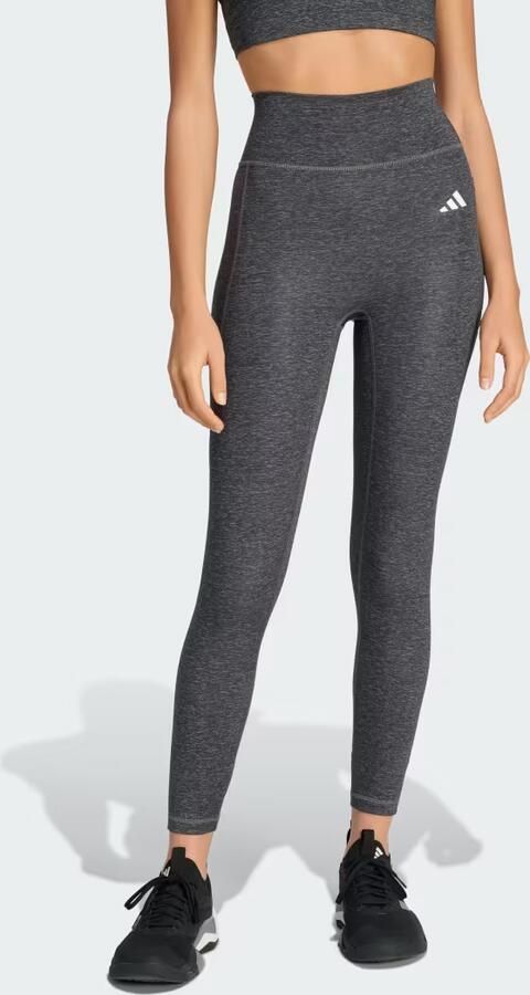Adidas Optime Essentials Workout Heather 7 8 Legging