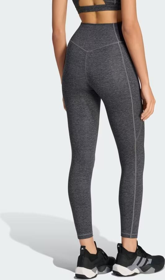 Adidas Optime Essentials Workout Heather 7 8 Legging - Foto 5