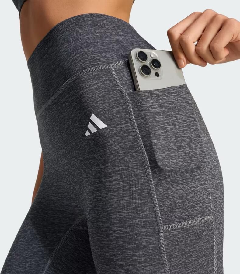 Adidas Optime Essentials Workout Heather 7 8 Legging - Foto 3
